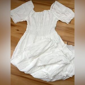 White Off-Shoulder Dress